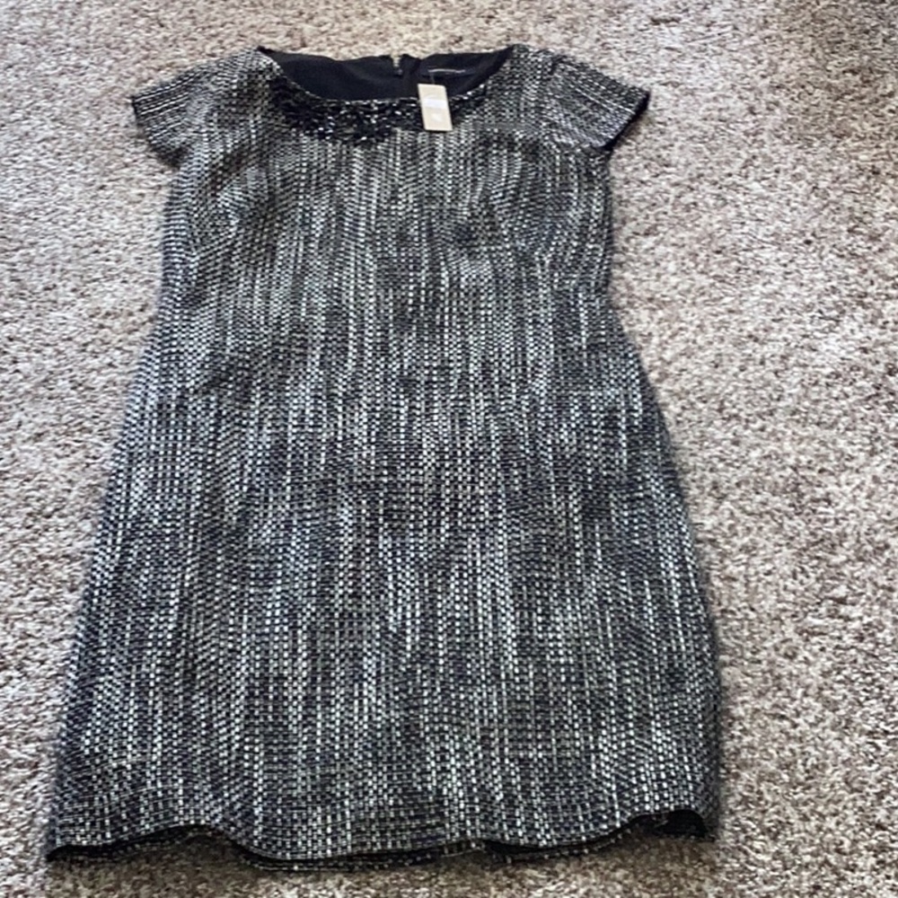 Elegant Black and White Women's Dress